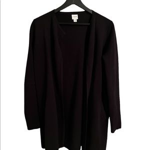 JCrew black long sweater